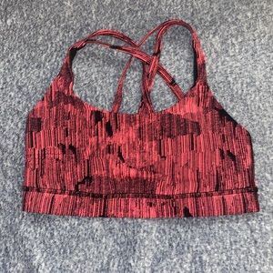 Lululemon Bra Pink and Black Size 6